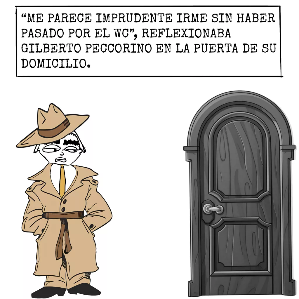 el hombre que solo podia cagar en su casa